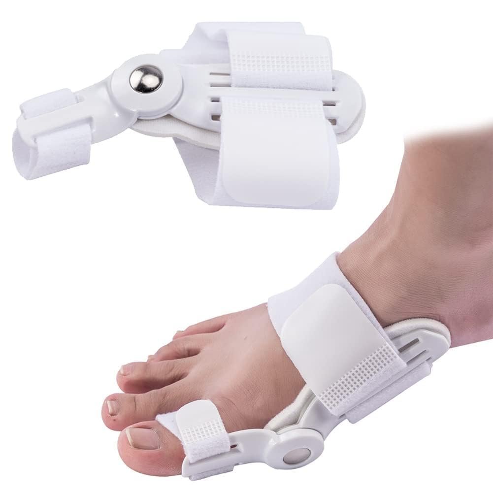 Toe Corrector for Men and Women, Soft Toe Separator and Spacer for Big Toe Alignment Support, Reusable Foot Care Cushion for Shoes, Walking and Everyday Comfort